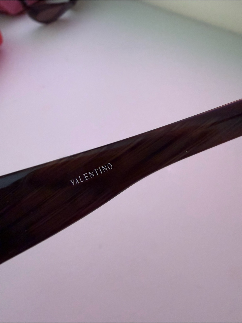 Valentino Brown Gradient Logo-Accent Women's Sunglasses - Picture 4 of 5